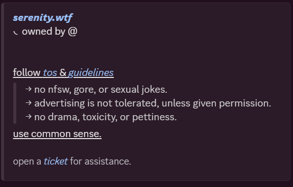 Rules